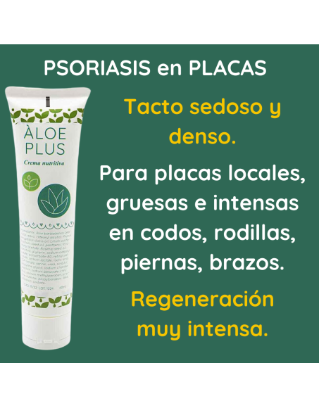 Psoriasis en placas crema nutritiva aloe plus
