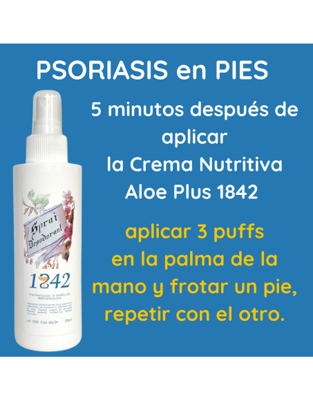 Psoriasi palmo plantar pies spray desodorante