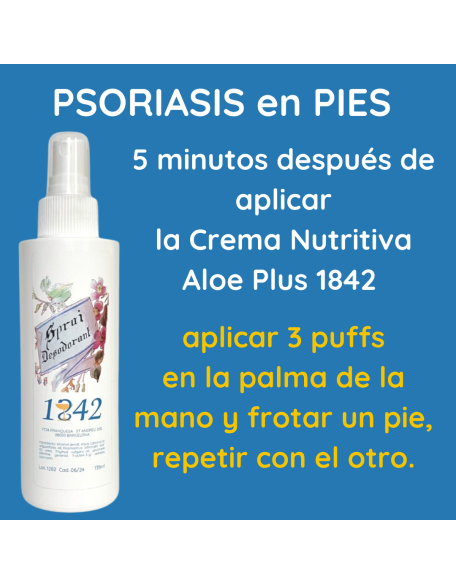 Psoriasi palmo plantar pies spray desodorante
