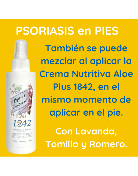 Psoriasi palmo plantar pies spray desodorante