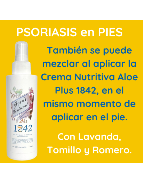 Psoriasi palmo plantar pies spray desodorante