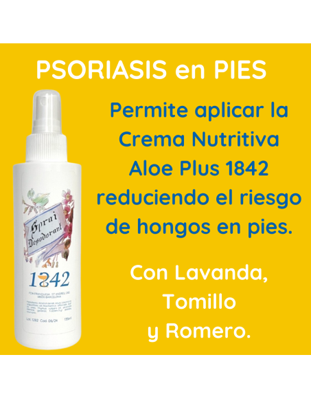 Psoriasi palmo plantar pies spray desodorante