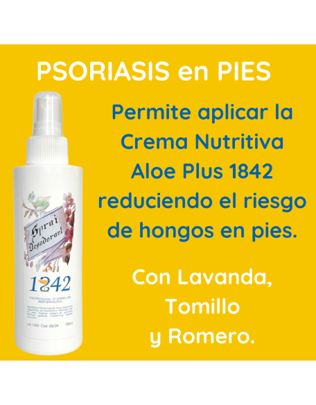 Psoriasi palmo plantar pies spray desodorante