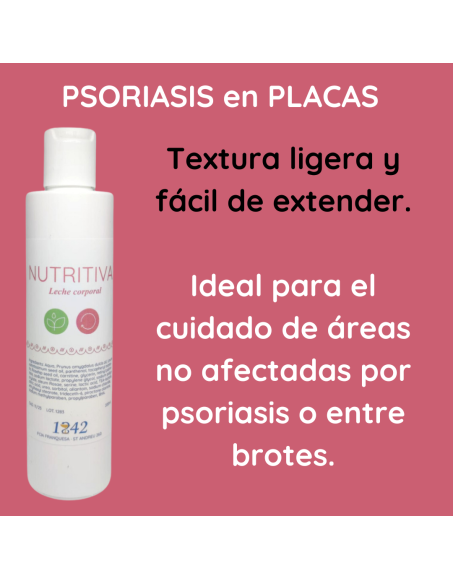 Psoriasis en placas leche corporal nutritiva 1842