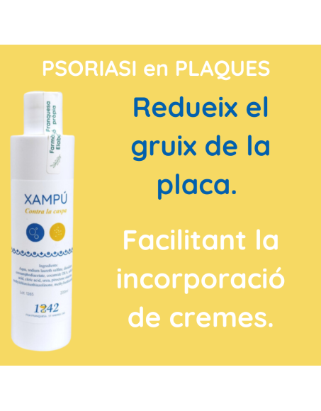 Psoriasi en plaques xampú contra la Caspa 1842
