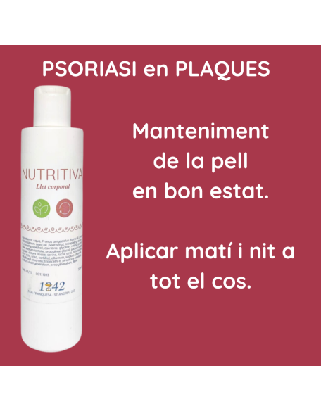 Psoriasi en plaques llet corporal nutritiva 1842