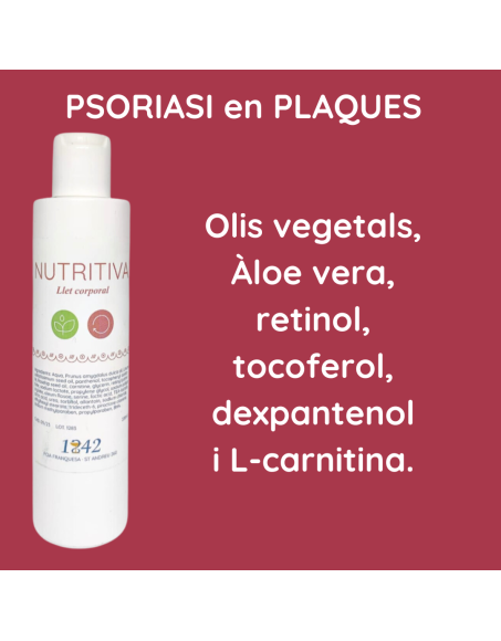 Psoriasi en plaques llet corporal nutritiva 1842
