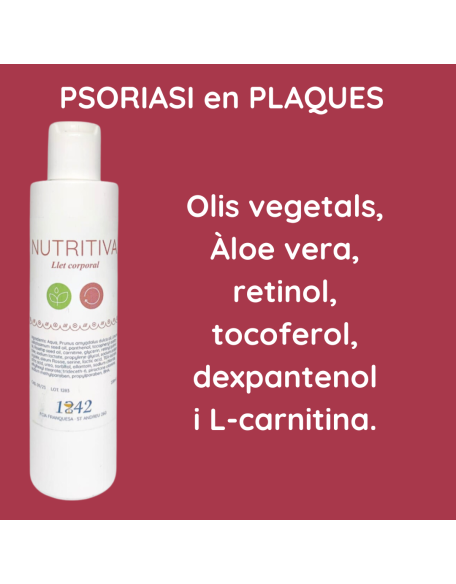 Psoriasi en plaques llet corporal nutritiva 1842