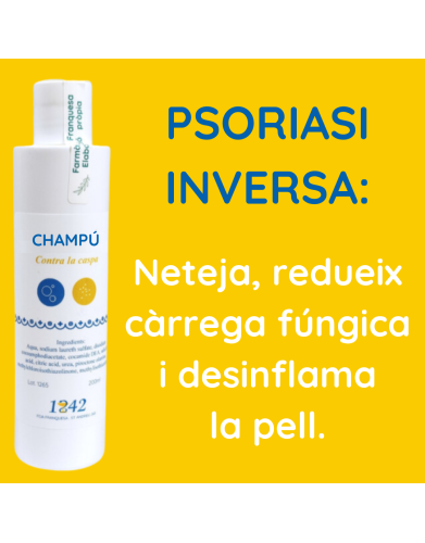Xampú contra la caspa 1842 redueix rojors i picors en axil·les, sota pits i engonals 2