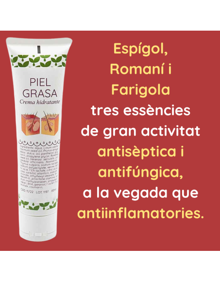 Crema hidratant per pell grassa - 60ml.