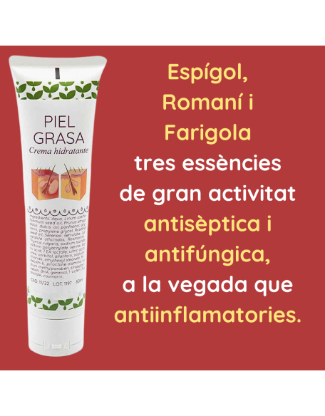 Crema hidratant per pell grassa - 60ml.