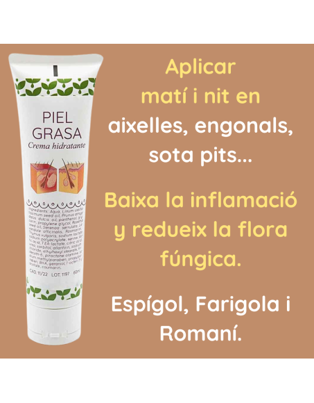 Crema hidratant per pell grassa - 60ml.