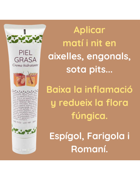 Crema hidratant per pell grassa - 60ml.