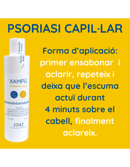 Psoriasi Capil·lar: Xampú contra la Caspa 1842