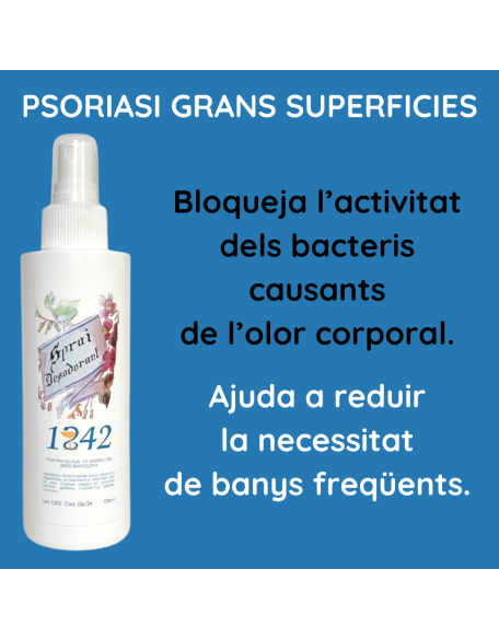 Psoriasi grans superficies spray desodorant
